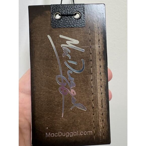 Mac Duggal 12336 White Gown Size 10 Deep V Open Back Slit Formal Dress NWT - Picture 6 of 10